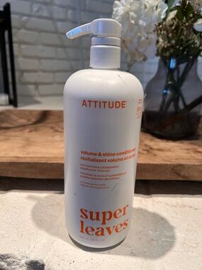 ATTITUDE Super Leaves Volume & Shine Conditioner Pump Bottle 32 Fl oz